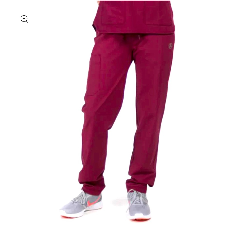 Essential Threads NWT Women's Burgundy Scrub Hathaway bottom ONLY Size Large